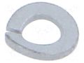 Washer; spring; M2; D=4.4mm; h=0.7mm; steel; Plating: zinc; DIN 128A BOSSARD B2/BN769