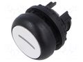 Switch: push-button; 22mm; Stabl.pos: 1; white; none; IP67; flat EATON ELECTRIC M22S-D-W-X1