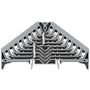Potential distributor terminal, PUSH IN, 1.5, 250, 17.5 A, Number of connections: 32, Number of poles: 8, TS 35 x 7.5, grey Weidmuller 1173870000 04032248966417