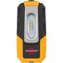 LED battery hand lamp HL DA 40 MH / robust battery work lamp with switch and integrated magnet 100 lm black 1176440 4007123648238