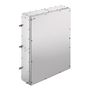 Ex metal housing, 740 x 980 x 200 mm, electropolished, Flange plate: Yes, Bottom, left, right, 4 hinges and M6 hex-head slotted screws SW10 Weidmuller 1195630000 04032248978144