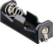 1x N (Lady) battery holder, black - Solder tail (U) 11991