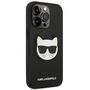 Karl Lagerfeld Saffiano Choupette Head Patch Case for iPhone 14 Pro Max - Black, Karl Lagerfeld 3666339076986 3666339076986