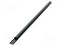 Closed cable trunkings; black; L: 1.1m; W: 50mm; H: 26mm; aluminium Goobay GOOBAY-90724