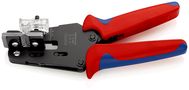KNIPEX 12 12 14 Precision Insulation Stripper with adapted blades with multi-component handles burnished 195 mm 12 12 14 4003773077541