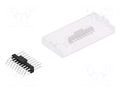 Connector: pin strips; pin header; male; PIN: 18; 3A; 250V; SMT; 2x9 FISCHER ELEKTRONIK SL17SMD08318.ZBSM