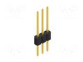 Connector: pin strips; pin header; male; PIN: 3; 1.5A; 125V; THT FISCHER ELEKTRONIK SLMN1.063.3.G