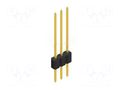 Connector: pin strips; pin header; male; PIN: 3; 1.5A; 125V; THT FISCHER ELEKTRONIK SLMN1.092.3.G