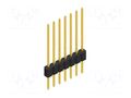 Connector: pin strips; pin header; male; PIN: 7; 1.5A; 125V; THT FISCHER ELEKTRONIK SLMN1.092.7.G