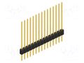 Connector: pin strips; pin header; male; PIN: 15; 1.5A; 125V; THT FISCHER ELEKTRONIK SLMN1.117.15.G