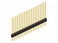 Connector: pin strips; pin header; male; PIN: 20; 1.5A; 125V; THT FISCHER ELEKTRONIK SLMN1.117.20.G