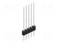 Connector: pin strips; pin header; male; PIN: 5; 1.5A; 125V; THT FISCHER ELEKTRONIK SLMN1.117.5.Z