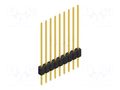 Connector: pin strips; pin header; male; PIN: 9; 1.5A; 125V; THT FISCHER ELEKTRONIK SLMN1.117.9.G