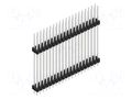Connector: pin strips; pin header; male; PIN: 40; 3A; 250V; THT; 2x20 FISCHER ELEKTRONIK SL14.310.40.Z