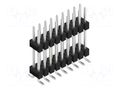 Connector: pin strips; pin header; male; PIN: 18; 3A; 250V; SMT; 2x9 FISCHER ELEKTRONIK SL16SMD15718.Z