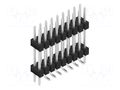 Connector: pin strips; pin header; male; PIN: 18; 3A; 250V; SMT; 2x9 FISCHER ELEKTRONIK SL16SMD15718.ZP