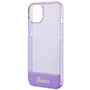 Guess Translucent iPhone 14 6.1&quot; Case - Purple, Guess 3666339088262 3666339088262