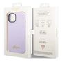 Guess GUHCP14SSLSMU iPhone 14 6.1" purple/purple hard case Silicone Vintage Gold Logo, Guess 3666339064969 3666339064969