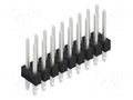 Connector: pin strips; pin header; male; PIN: 18; 3A; 250V; THT; 2x9 FISCHER ELEKTRONIK SLP2.16.144.18.Z
