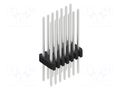 Connector: pin strips; pin header; male; PIN: 14; 1.5A; 125V; THT FISCHER ELEKTRONIK SLVW22.105.14.Z