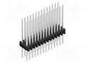 Connector: pin strips; pin header; male; PIN: 28; 1.5A; 125V; THT FISCHER ELEKTRONIK SLVW22.105.28.Z