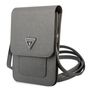 Guess Handbag GUWBSATMGR gray / gray Saffiano Triangle, Guess 3666339050504 3666339050504