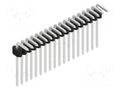 Connector: pin strips; pin header; male; PIN: 18; 1.5A; 125V; THT FISCHER ELEKTRONIK SLVW1.KA.080.18.Z