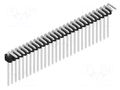 Connector: pin strips; pin header; male; PIN: 28; 1.5A; 125V; THT FISCHER ELEKTRONIK SLVW1.KA.080.28.Z