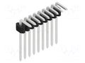Connector: pin strips; pin header; male; PIN: 9; 1.5A; 125V; THT FISCHER ELEKTRONIK SLVW1.KA.080.9.Z