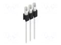 Connector: pin strips; pin header; PIN: 3; MK 10; 1.5A; 60V; 2.54mm FISCHER ELEKTRONIK MK10.3.Z