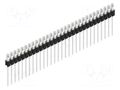 Connector: pin strips; pin header; PIN: 30; MK 10; 1.5A; 60V; 2.54mm FISCHER ELEKTRONIK MK10.30.Z