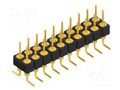 Connector: pin strips; pin header; male; PIN: 20; 1.5A; 60V; SMT FISCHER ELEKTRONIK MK226SMD20.G