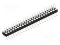 Connector: pin strips; pin header; male; PIN: 44; 1.5A; 60V; SMT FISCHER ELEKTRONIK MK226SMD44.Z