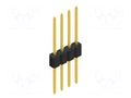 Connector: pin strips; pin header; male; PIN: 4; 1.5A; 125V; THT FISCHER ELEKTRONIK SLMN11.063.4.G
