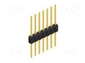 Connector: pin strips; pin header; male; PIN: 7; 1.5A; 125V; THT FISCHER ELEKTRONIK SLMN11.063.7.G