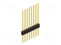 Connector: pin strips; pin header; male; PIN: 8; 1.5A; 125V; THT FISCHER ELEKTRONIK SLMN11.117.8.G