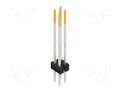 Connector: pin strips; pin header; male; PIN: 4; SL 2; 3A; 250V; THT FISCHER ELEKTRONIK SL2.230.4.S