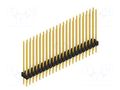 Connector: pin strips; pin header; male; PIN: 44; SL 2; 3A; 250V; THT FISCHER ELEKTRONIK SL2.230.44.G