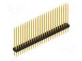 Connector: pin strips; pin header; male; PIN: 50; SL 2; 3A; 250V; THT FISCHER ELEKTRONIK SL2.230.50.G