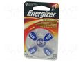 Battery: zinc air (ZnO2); AC675,coin,R1154; 1.4V; 635mAh; 4pcs. ENERGIZER BAT-EG675/4