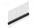 Connector: pin strips; pin header; male; PIN: 16; 1.5A; 125V; THT FISCHER ELEKTRONIK SLVN1.105.16.Z
