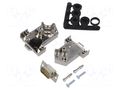 Connector: D-Sub; PIN: 9; plug; male; soldering; for cable; white ENCITECH D45NT09-M-DBP-W-K