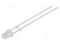 LED; red; 3mm; 4200÷5800mcd; 30°; Front: convex; 2.1÷2.6VDC; 78mW OPTOSUPPLY OSR5PA3131C