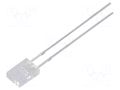 LED; red,blue; rectangular; 2x5x7mm; bipolar; 500÷750mcd; 120° OPTOSUPPLY OSRBP271C1B