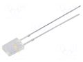 LED; white warm,red; rectangular; 2x5x7mm; bipolar; 500÷750mcd OPTOSUPPLY OSRMP271C1B