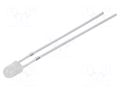 LED; white; 3mm; 750÷1120mcd; 40°; Front: convex; 2.9÷3.4VDC; 102mW OPTOSUPPLY OSW4YK3C42A