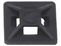 Holder; self-adhesive; polyamide; UL94V-2; black; L: 20mm; -20÷60°C PARTEX PKB-1/4-0
