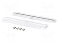 Set of wall holders; white; 2pcs. BOPLA BOV-48800603