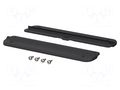Set of wall holders; black; 2pcs. BOPLA BOV-48800605