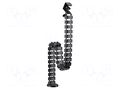 Wiring duct; flexible; black; W: 129mm; L: 1347mm LOGILINK PC-KAB0092